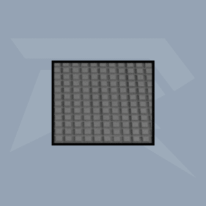 RISE Waffle Cutted BLACK 100x100